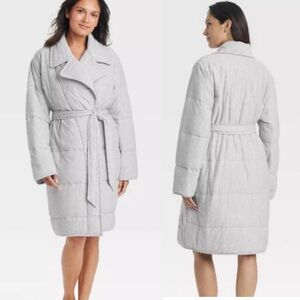Auden quilted bath robe